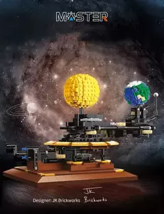 Planeta Terra e Lua em Órbita