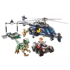 Blocos de montar dinossauro Jurassic Park na internet