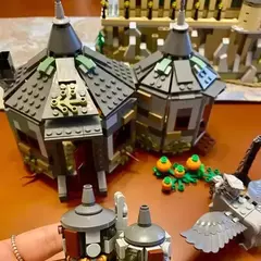 Harry Potter Casa Do Hagrid Para Montar Blocos 496 Peças - Bloco Mundo