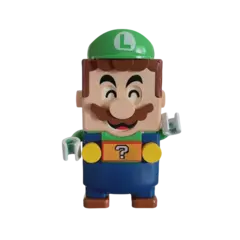 Super mario bros luigi blocos de montar personagens