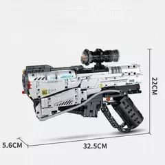Imagem do Arma Bloco de construção espaço máquinas pistola montada brinquedo
