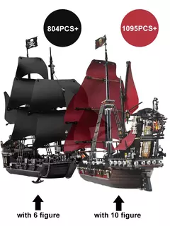 LEGO 4184 Piratas do Caribe O Pérola Negra 804 peças