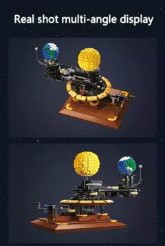 Planeta Terra e Lua em Órbita - loja online