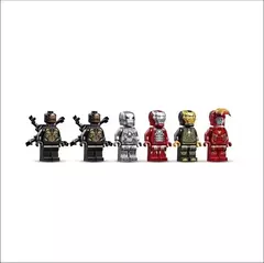 Blocos de montar Lego avengers o salao das armaduras de iron man 76125