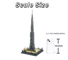 Imagem do Lego Arquitetura Torre Burj Khalifa de Dubai 555 peças