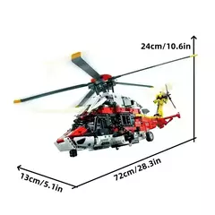 42145 LEGO Technic Helicóptero do Salvamento Airbus H175 - Bloco Mundo