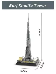 Lego Arquitetura Torre Burj Khalifa de Dubai 555 peças - loja online