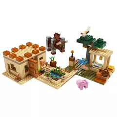 LEGO Minecraft 21160 O Ataque de Illager 562 peças - Bloco Mundo