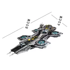 Lego Marvel Super Heroes 76042 O Helicarrier Escudo 3066 peças - comprar online