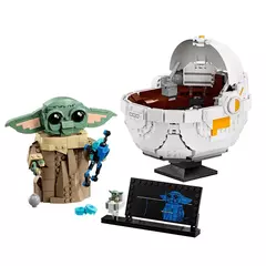 Star Wars - Grogu com berço Hover 1048 peças