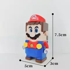 Super mario bros luigi blocos de montar personagens - loja online