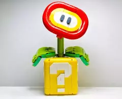 Flor De Fogo Super Mario - 348 Peças, 20cm Blocos De Montar - loja online