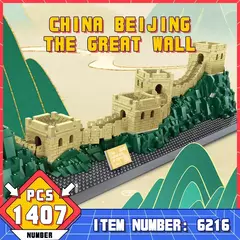 Lego Architecture Grande Muralha Da China 1407 peças - Bloco Mundo