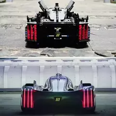 LEGO 42156 Technic – PEUGEOT 9X8 24H Le Mans Hybrid Hypercar Motorsport - Bloco Mundo