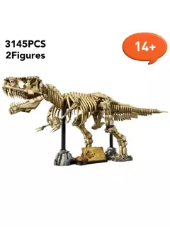 Jurassic World 76968 - Fósseis de dinossauro: Tiranossauro Rex 3145 peças - Bloco Mundo