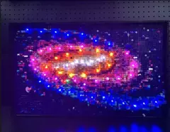 Conjunto de Arte de Parede 31212 LEGO Art A Galáxia da Via Láctea - comprar online