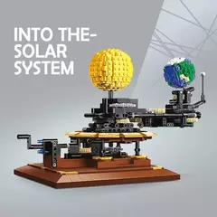 Planeta Terra e Lua em Órbita na internet