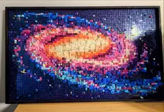 Conjunto de Arte de Parede 31212 LEGO Art A Galáxia da Via Láctea - Bloco Mundo