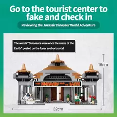 LEGO 76961 Jurassic Park Centro de Visitantes Ataque de T. rex e Raptor - loja online
