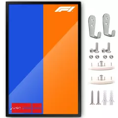 Exibição de montagem em parede para LEGO 42171 Mercedes-AMG F1 W14