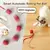 Brinquedo interativo de bola de gato, bola de rolamento automática com cauda, brinquedo interativo inteligente recarregável para animais de estimação, mouse inteligente para gato - loja online