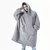 Inverno confortável solto dupla face velo hoodie cobertor masculino/feminino oversized grosso homewear grosso velo cobertor gigante hoodie