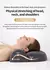 Travesseiro cervical, travesseiro de contorno de espuma viscoelástica, travesseiros de cama para dormir ortopédico ergonômico - Desconto Mestre