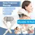 Foreverlily 26w motor sem escova pescoço e ombro massageador sem fio ombro e costas amassar massagem xale pescoço masajeador