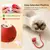 Brinquedo interativo de bola de gato, bola de rolamento automática com cauda, brinquedo interativo inteligente recarregável para animais de estimação, mouse inteligente para gato na internet