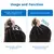 Massageador de cabeça elétrico profissional, massageador de couro cabeludo, dispositivo recarregável para cuidados com o cabelo, alívio do estresse, com 3 modos e design portátil na internet