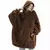 Inverno confortável solto dupla face velo hoodie cobertor masculino/feminino oversized grosso homewear grosso velo cobertor gigante hoodie na internet