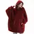 Imagem do Inverno confortável solto dupla face velo hoodie cobertor masculino/feminino oversized grosso homewear grosso velo cobertor gigante hoodie