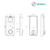 Imagen de Cerradura Inteligente C95 con Reconocimiento Facial y Wifi