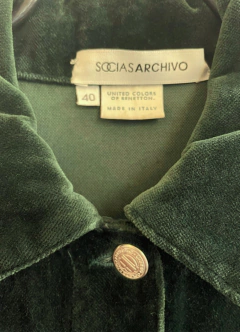Imagen de CAMPERA TERCIOPELO VERDE