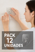 Pack x12 Ganchos Autoadhesivos Transparentes – 6x6 cm - comprar online