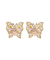 Brinco Papillon Rose