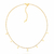 Choker Sorelle – Pétalas Douradas Polidas