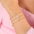 Pulseira Riviera Sorelle – Coração Lapidado em Rosa Quartzo - comprar online