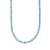 Colar Riviera OCEAN – Azul Cristal (2 mm e 4 mm | 42 cm)