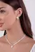 Colar Amélie – Flor Esmaltada com Zircônia e Fios Duplos de Pérolas Shell - comprar online