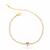 Pulseira Riviera Sorelle – Coração Lapidado em Rosa Quartzo