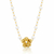 Colar Jardin Fleur Pétala Dourada – Pérolas Shell e Flor Texturizada