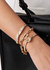 Bracelete Éclat Entrelacé – Banho Dourado na internet