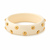 Imagem do Bracelete Acetato NOLAH com Esferas Douradas – Cores Variadas