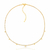 Choker Sorelle – Detalhes Esféricos Dourados