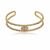 Bracelete Éclat Olho Duplo – Banho Dourado