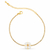 Pulseira Riviera Sorelle – Flor Central em White Mother-of-Pearl