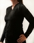 REMERA DE PANA ELASTIZADA ESCOTE EN V - comprar online