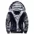 Jaqueta masculina camuflada com capuz.