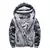 Jaqueta masculina camuflada com capuz. - loja online